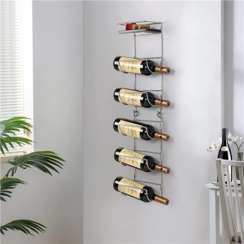 Towel Rack Wall Mounted Metal Wine Rack, Metal Towel Racks